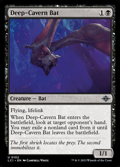 Deep-Cavern Bat - The Lost Caverns of Ixalan - U - 102
