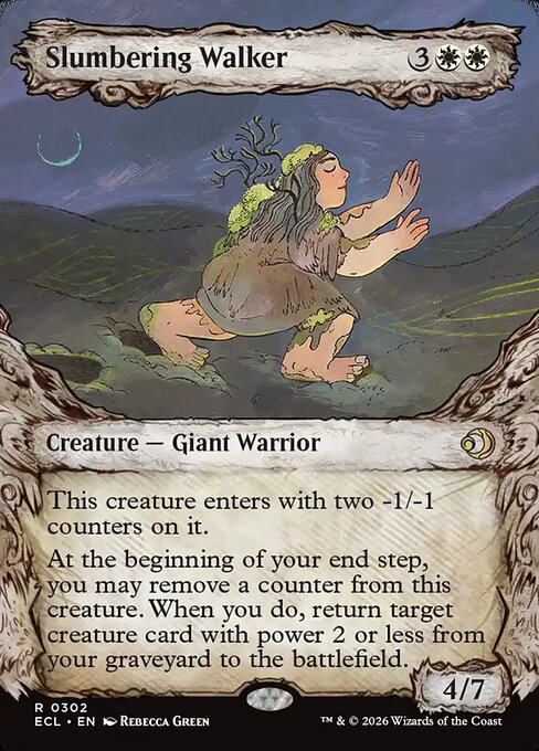 Slumbering Walker (Showcase) - Lorwyn Eclipsed - R - 302