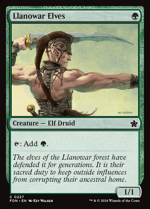 Llanowar Elves - Foundations - C - 227
