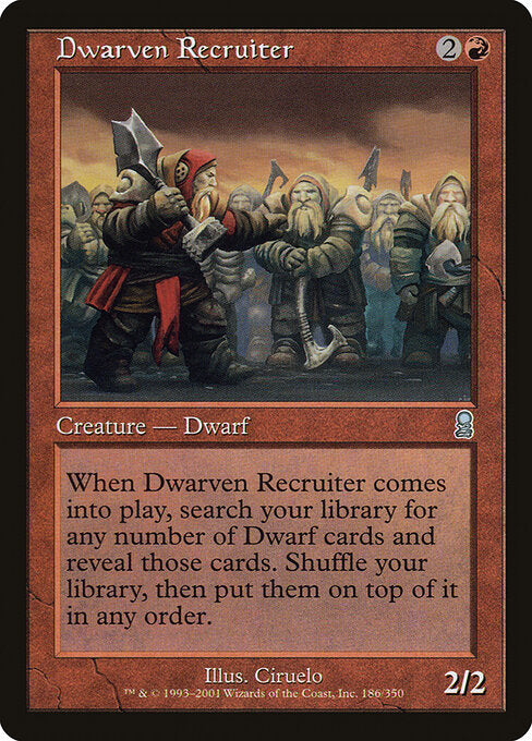 Dwarven Recruiter - Odyssey - U - 186