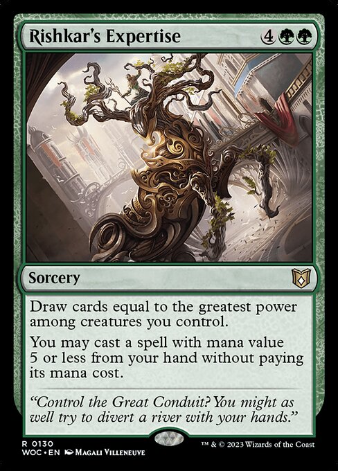 Rishkar's Expertise - Commander: Wilds of Eldraine - R - 130