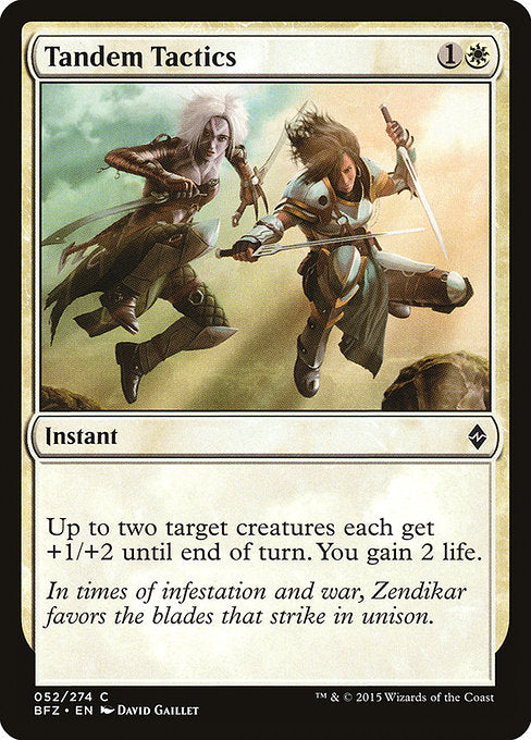 Tandem Tactics - Battle for Zendikar - C - 52