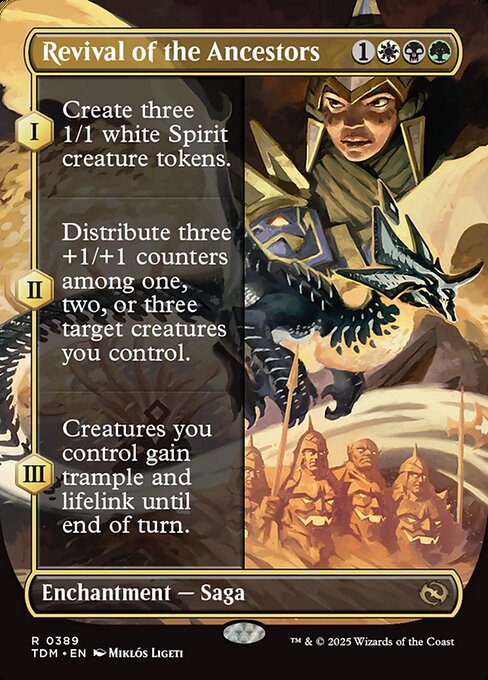 Revival of the Ancestors (Borderless) - Tarkir: Dragonstorm - R - 389