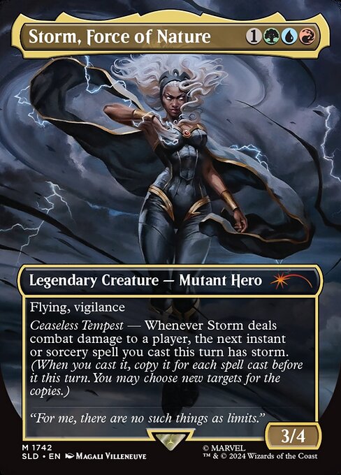 Storm, Force of Nature (Rainbow Foil) - Secret Lair Drop Series - M - 1742