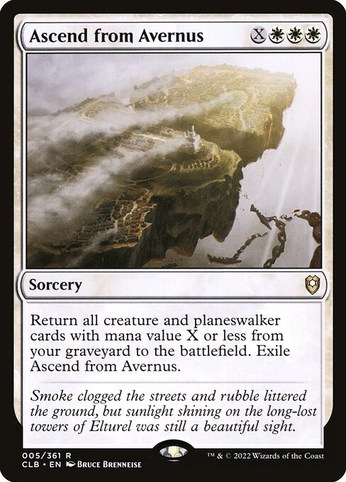 Ascend from Avernus - Commander Legends: Battle for Baldur's Gate - R - 5