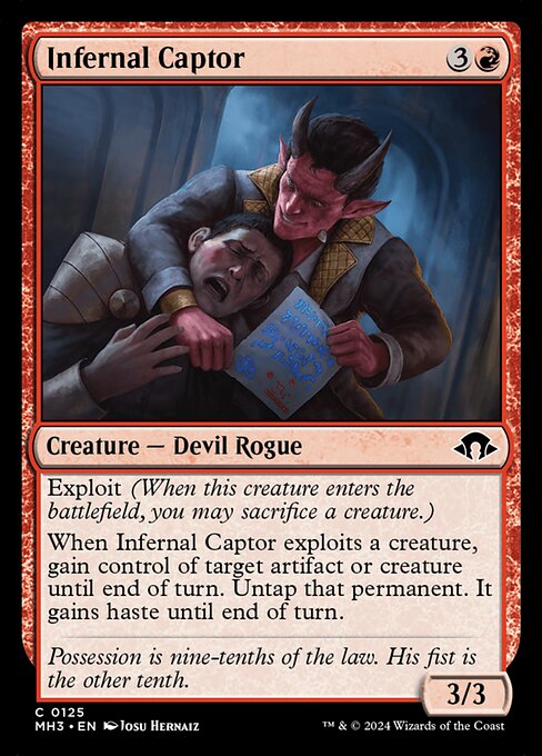 Infernal Captor - Modern Horizons 3 - C - 125