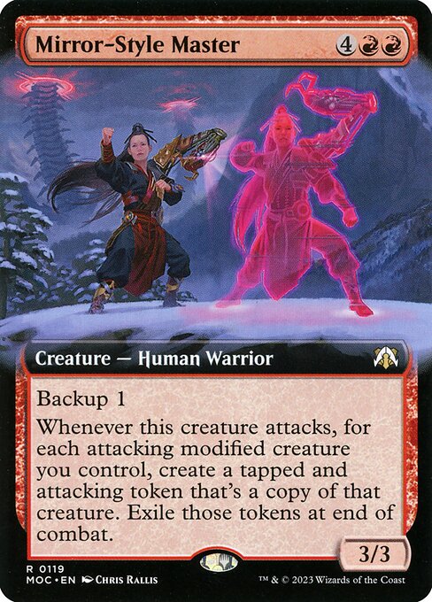 Mirror-Style Master (Extended Art) - Commander: March of the Machine - R - 119