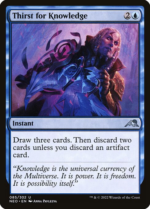 Thirst for Knowledge - Kamigawa: Neon Dynasty - U - 85
