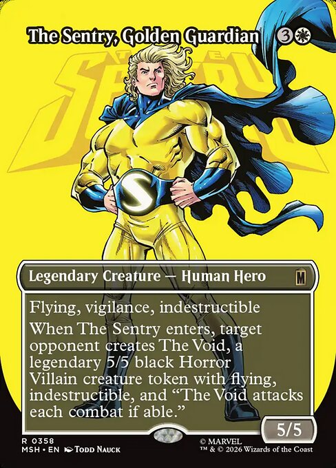 The Sentry, Golden Guardian (Borderless) - Marvel Super Heroes - R - 358