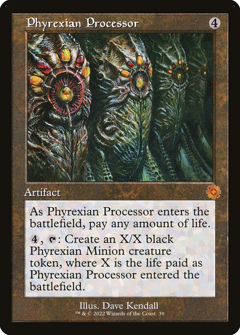 Phyrexian Processor - The Brothers' War: Retro Frame Artifacts - M - 39
