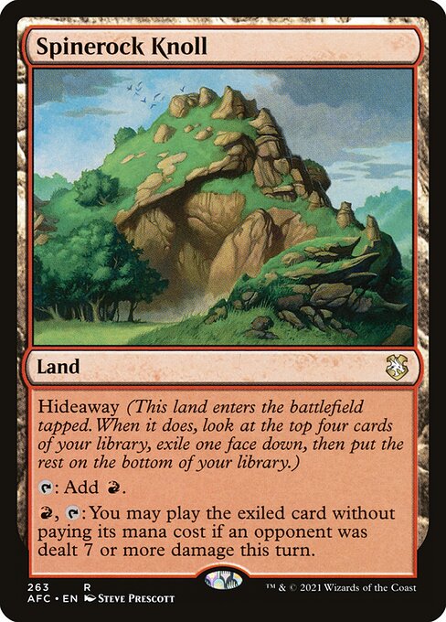 Spinerock Knoll - Commander: Adventures in the Forgotten Realms - R - 263