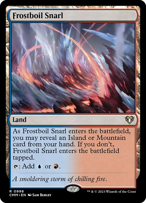 Frostboil Snarl (Surge Foil) - Commander: Marvel Super Heroes - R - 246