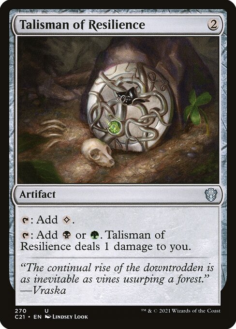 Talisman of Resilience - Commander 2021 - U - 270