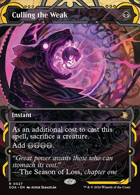 Culling the Weak - Secrets of Strixhaven: Mystical Archive - R - 27