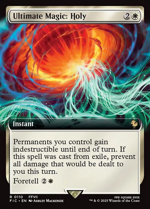 Ultimate Magic: Holy (Extended Art) - Commander: FINAL FANTASY - R - 110