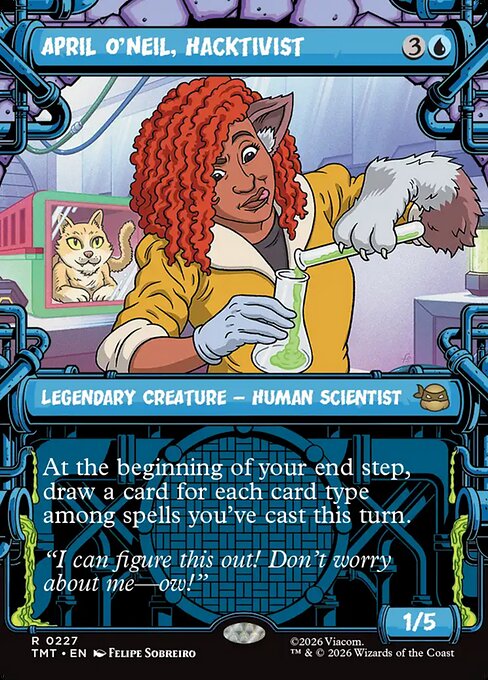 April O'Neil, Hacktivist (0227) (Showcase) - Teenage Mutant Ninja Turtles - R - 227