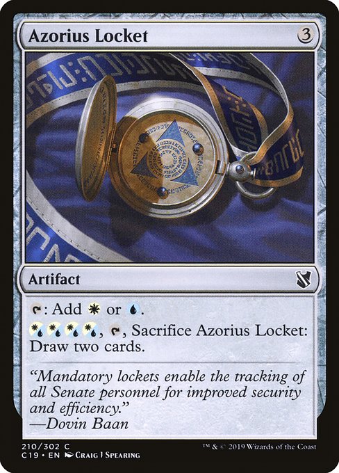 Azorius Locket - Commander 2019 - C - 210