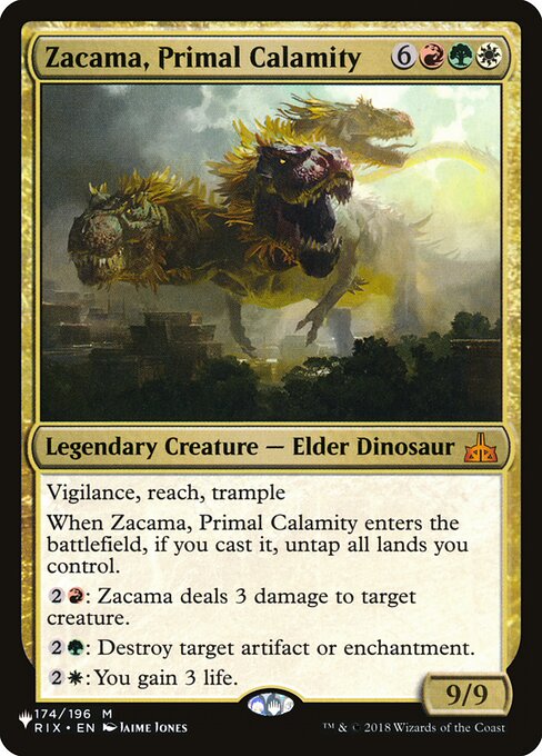 Zacama, Primal Calamity - The List Reprints - M - 174/196