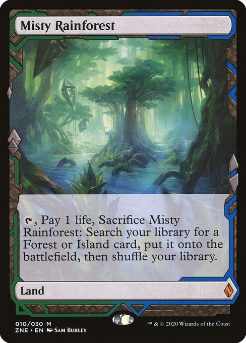 Misty Rainforest - Zendikar Rising Expeditions - M - 10