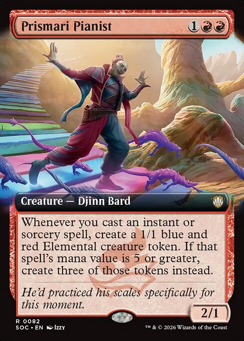 Prismari Pianist (Extended Art) - Commander: Secrets of Strixhaven - R - 82