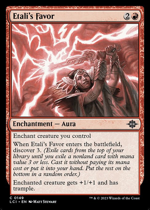 Etali's Favor - The Lost Caverns of Ixalan - C - 149
