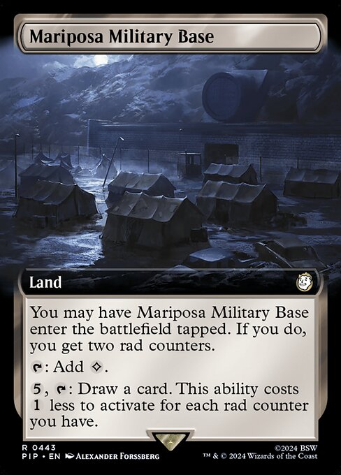 Mariposa Military Base (Extended Art) - Universes Beyond: Fallout - R - 443