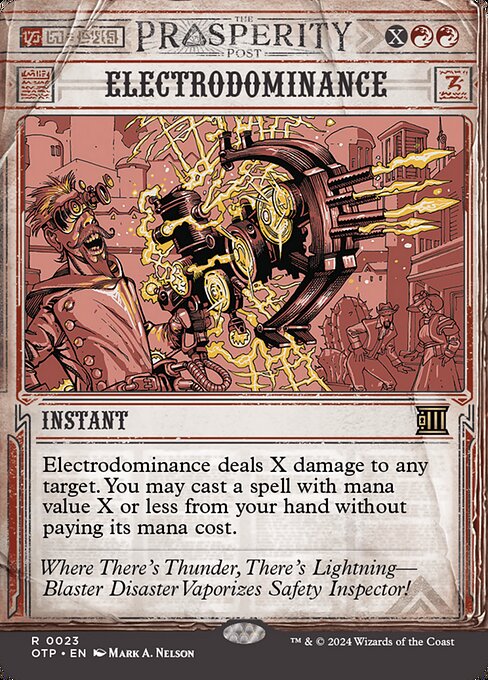 Electrodominance - Outlaws of Thunder Junction: Breaking News - R - 23