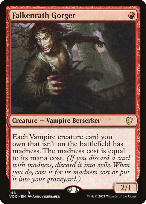 Falkenrath Gorger - Commander: Innistrad: Crimson Vow - R - 146