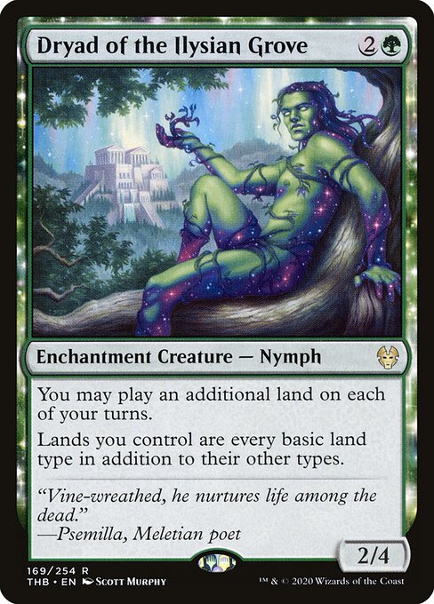 Dryad of the Ilysian Grove - Theros Beyond Death - R - 169
