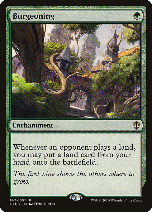 Burgeoning - Commander 2016 - R - 143