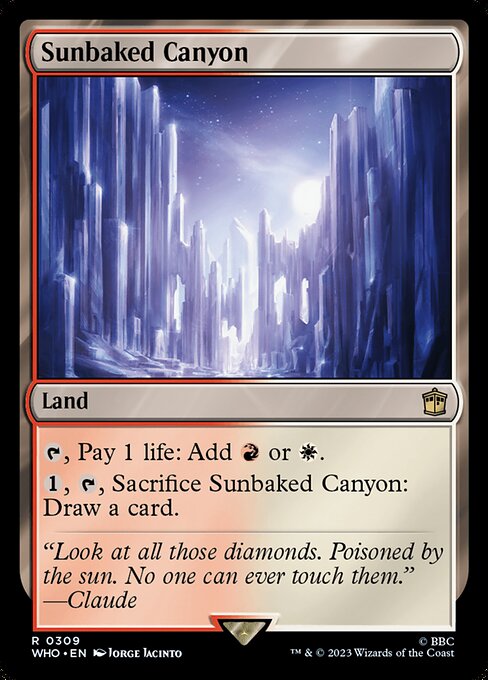 Sunbaked Canyon - Universes Beyond: Doctor Who - R - 309