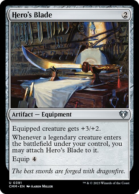 Hero's Blade - Commander Masters - U - 391