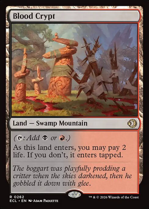 Blood Crypt - Lorwyn Eclipsed - R - 262