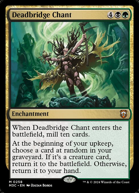 Deadbridge Chant (Ripple Foil) - Commander: Modern Horizons 3 - M - 258