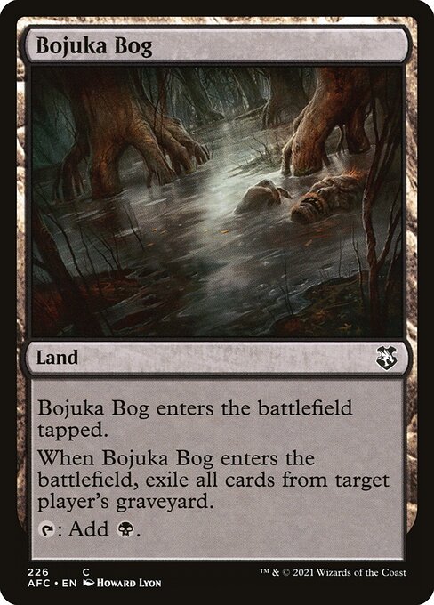 Bojuka Bog - Commander: Adventures in the Forgotten Realms - C - 226
