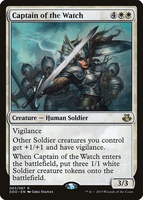 Captain of the Watch - Duel Decks: Elspeth vs. Kiora - R - 3