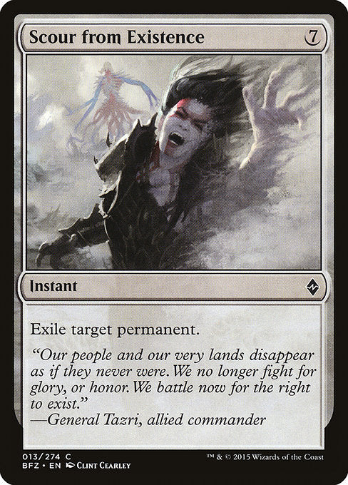 Scour from Existence - Battle for Zendikar - C - 13