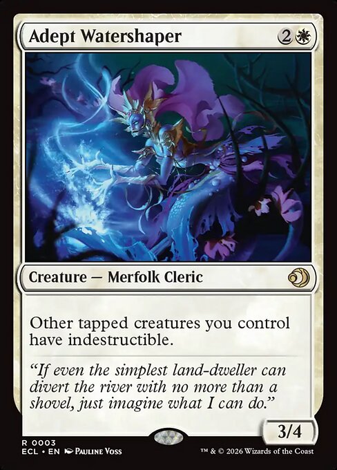 Adept Watershaper - Lorwyn Eclipsed - R - 3
