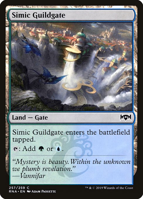 Simic Guildgate (257) - Ravnica Allegiance - C - 257