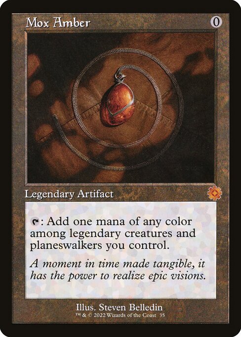 Mox Amber - The Brothers' War: Retro Frame Artifacts - M - 35