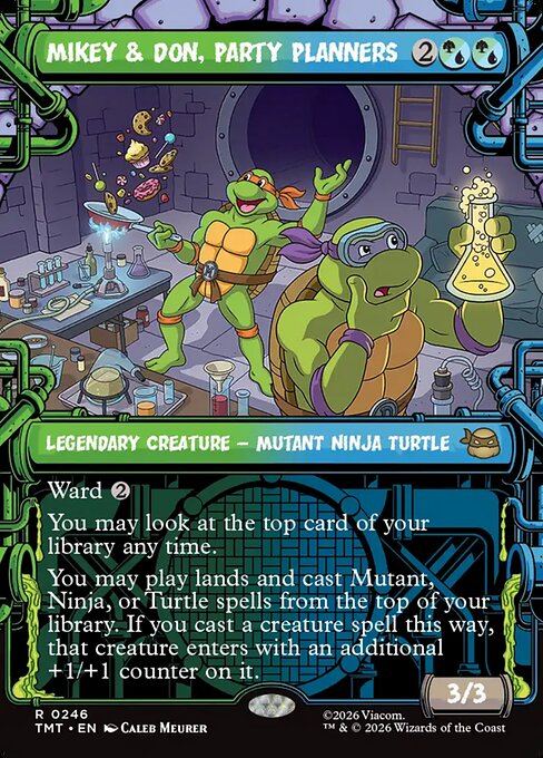 Mikey & Don, Party Planners (Showcase) - Teenage Mutant Ninja Turtles - R - 246
