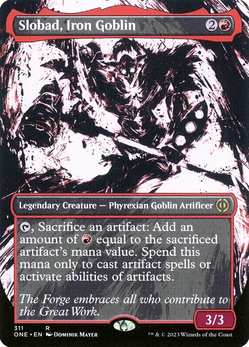 Slobad, Iron Goblin (Showcase) - Phyrexia: All Will Be One - R - 311