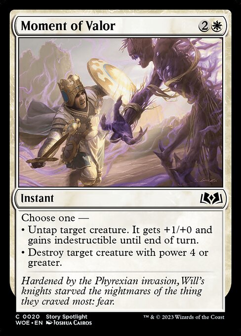 Moment of Valor - Wilds of Eldraine - C - 20