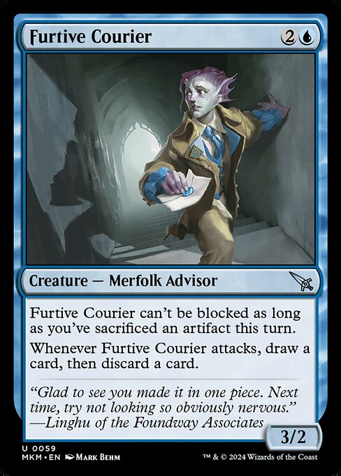 Furtive Courier - Murders at Karlov Manor - U - 59