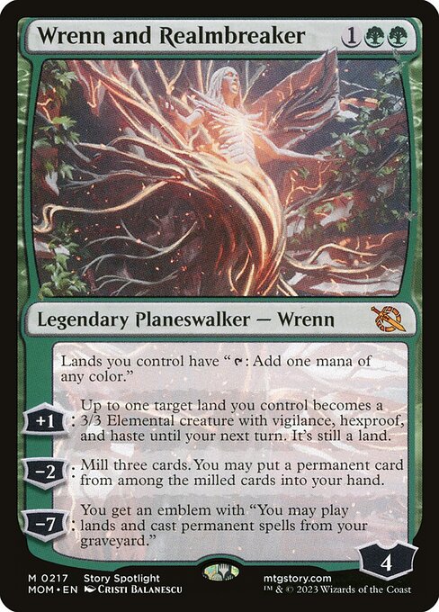 Wrenn and Realmbreaker - Promo Pack: March of the Machine - M - 217