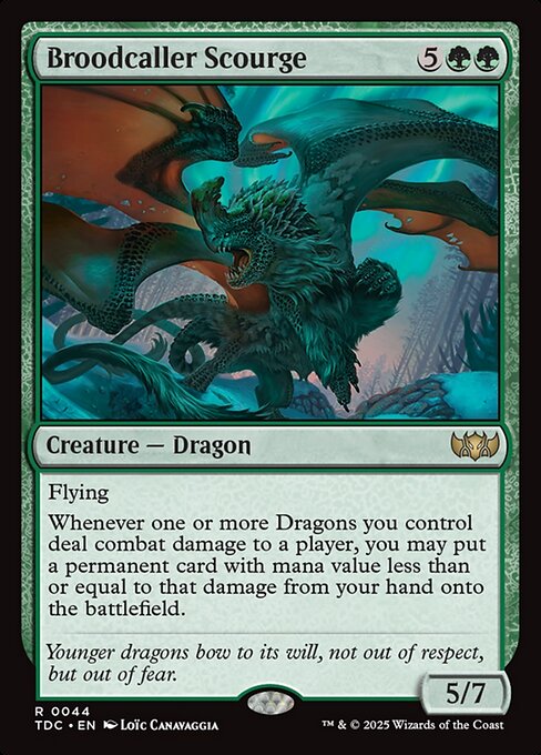 Broodcaller Scourge - Commander: Tarkir: Dragonstorm - R - 44