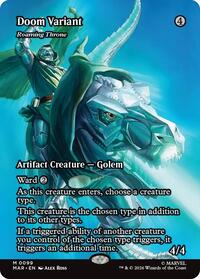 Doom Variant - Roaming Throne (Borderless) - Marvel Universe Eternal-Legal - M - 99