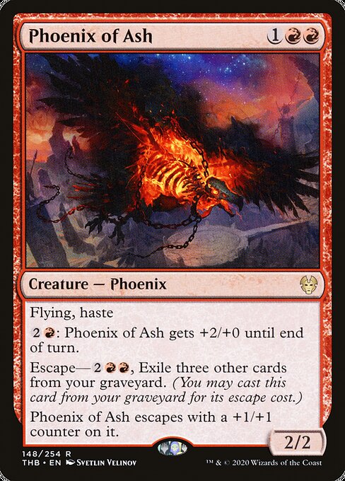 Phoenix of Ash - Theros Beyond Death - R - 148