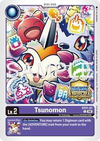 Tsunomon (World Championship 26–27 Regionals Season 2) - Starter Deck 21: Hero of Hope - Common - ST21-01 C