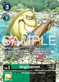 Angoramon (Box Topper) - Digital World Shambala - Rare - EX12-049 R